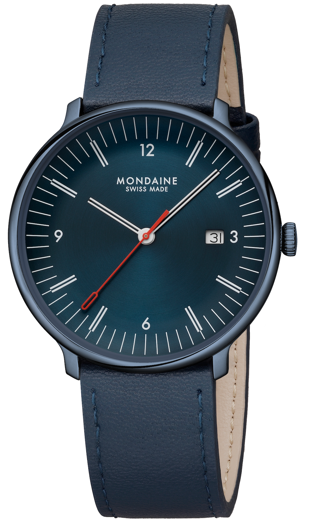 Mondaine Doppio 41mm Mens Watch MDN-505 Image 2