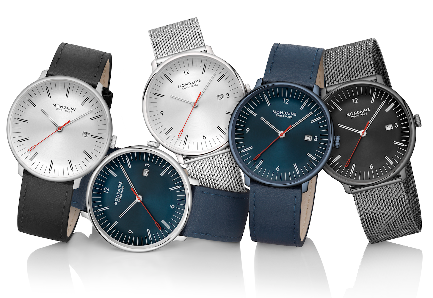 Mondaine Doppio 41mm Mens Watch MDN-505 Image 7