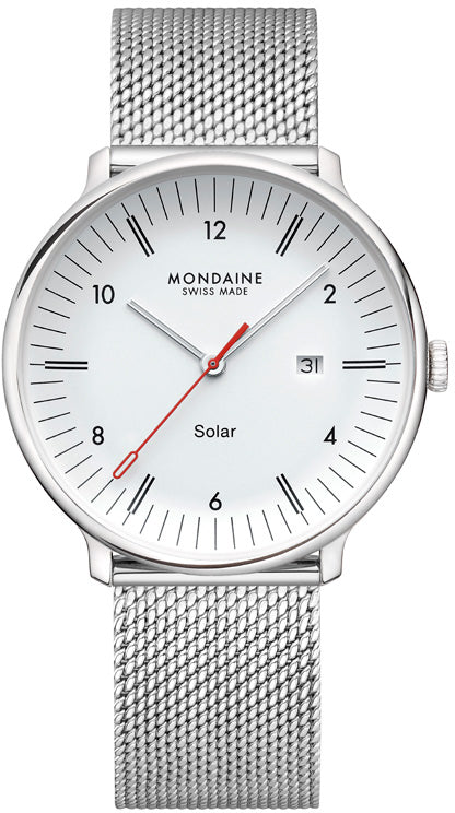 Mondaine Doppio 41mm Solar Watch MDN-511 Image 1