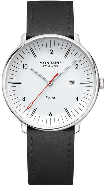 Mondaine Doppio 41mm Solar Watch MDN-512 Image 1