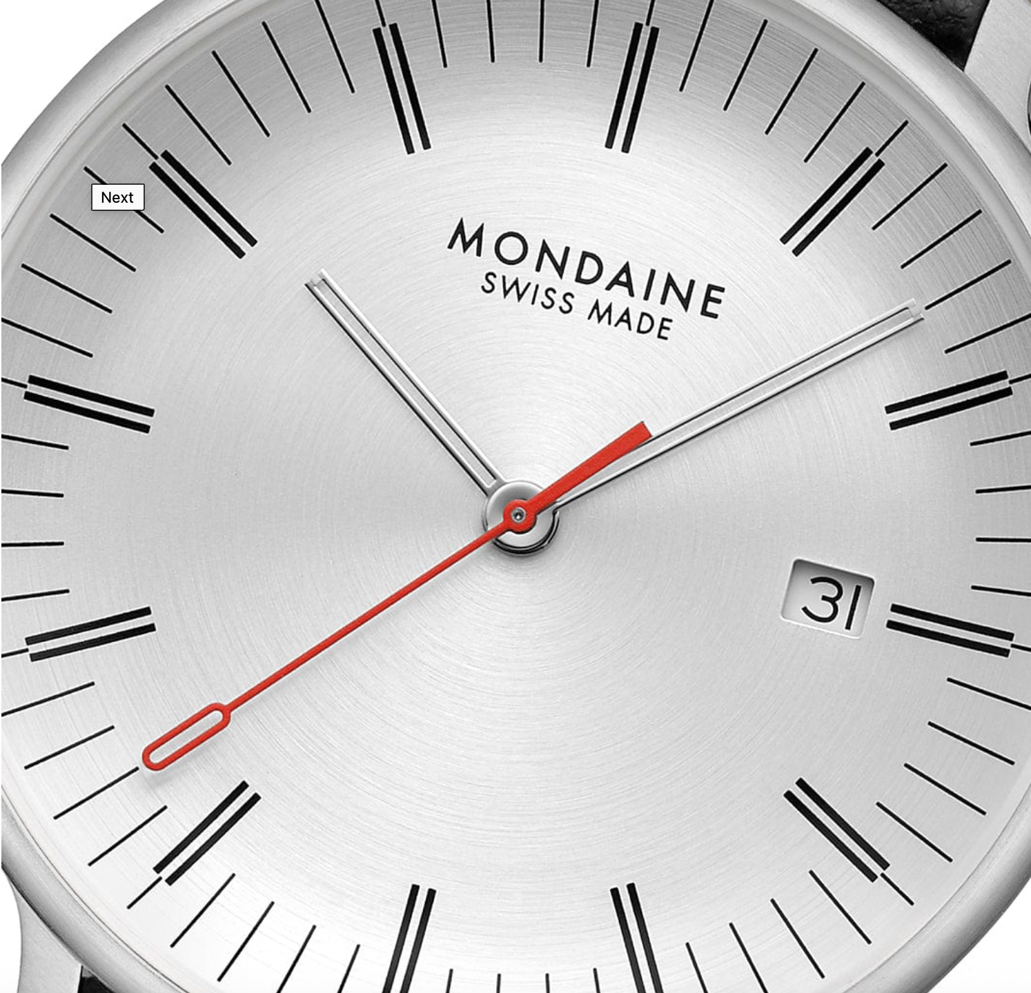 Mondaine Doppio 41mm Solar Watch MDN-512 Image 4