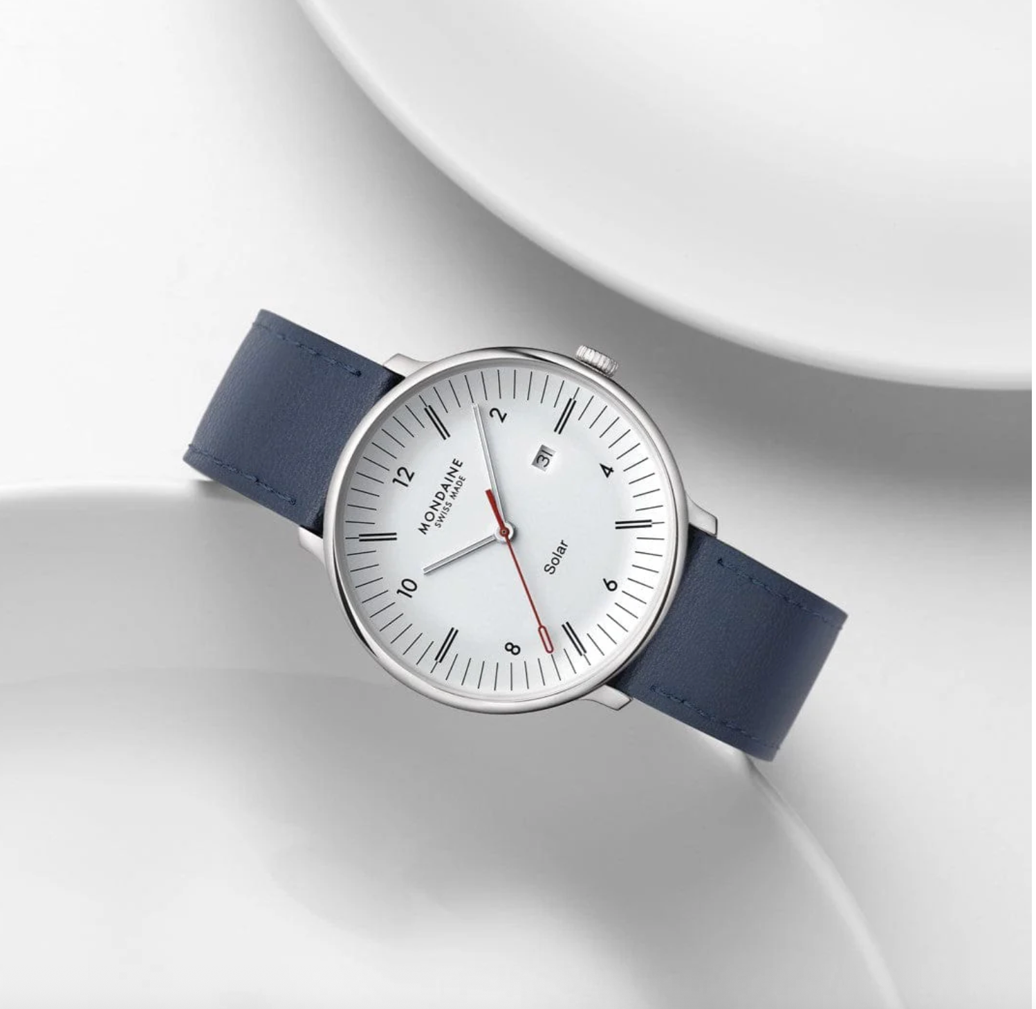 Mondaine Doppio 41mm Solar Watch MDN-513 Image 10