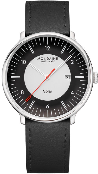 Mondaine Doppio 41mm Solar Watch MDN-515 Image 1