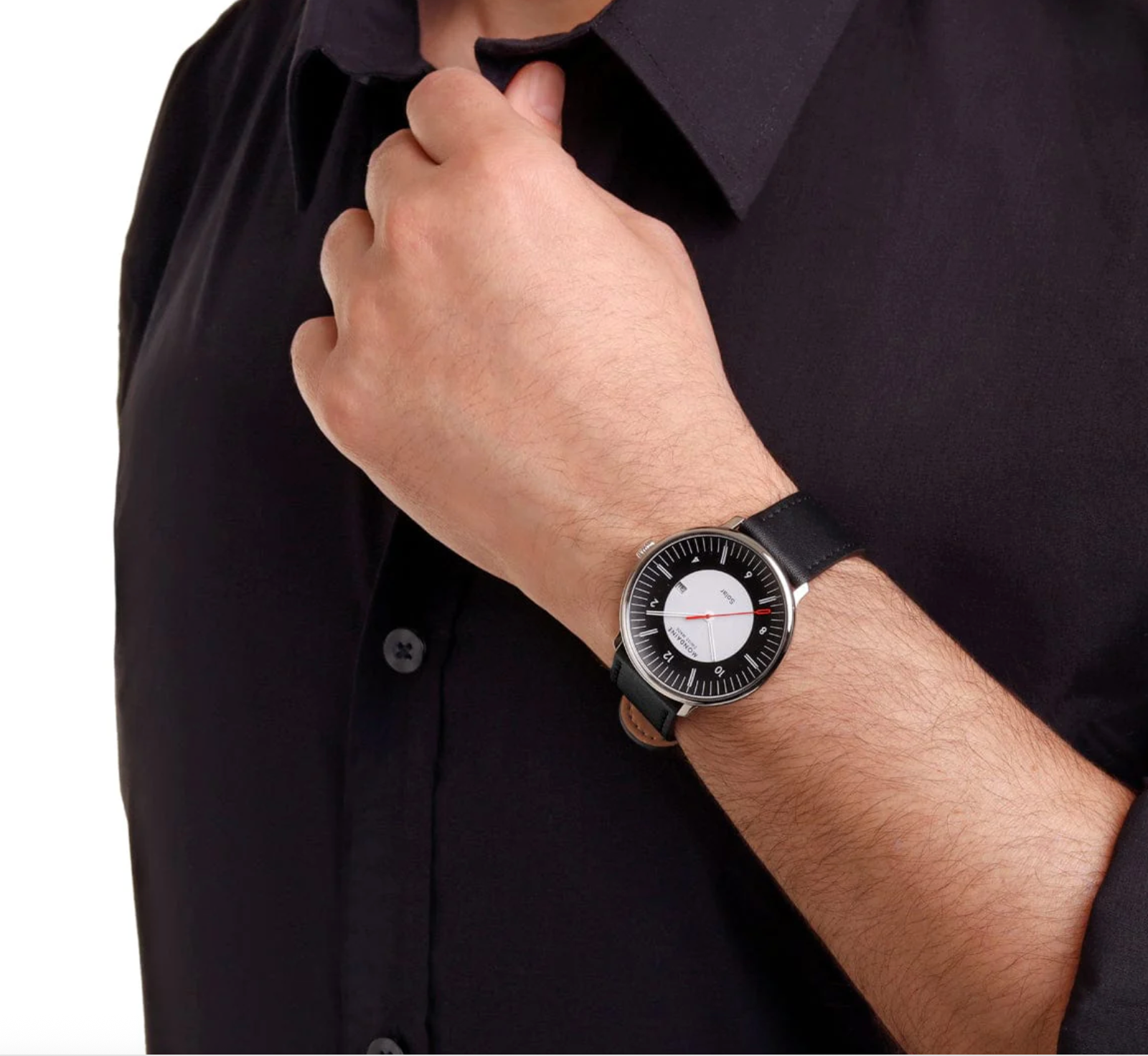 Mondaine Doppio 41mm Solar Watch MDN-515 Image 12