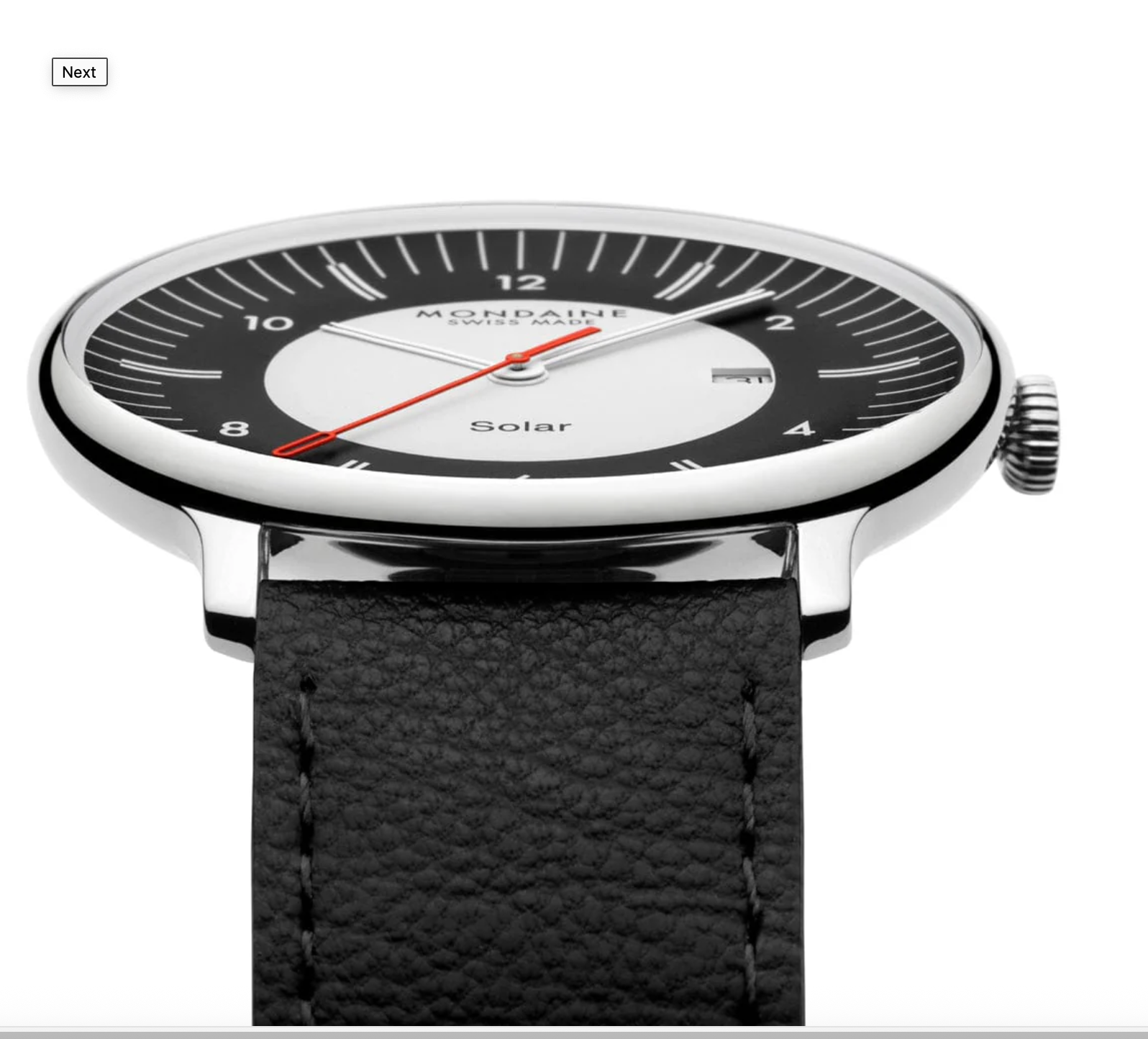 Mondaine Doppio 41mm Solar Watch MDN-515 Image 3