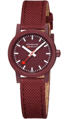 Mondaine Essence Dark Cherry Textile Watch MS1.32130.LC Image 1