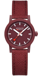 Mondaine Essence Dark Cherry Textile Watch MS1.32130.LC Image 2