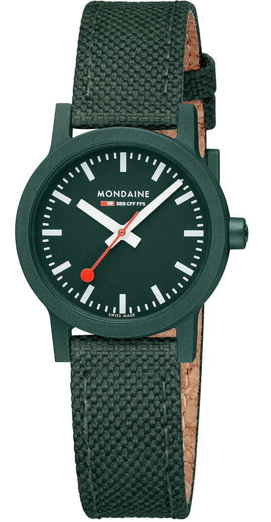 Mondaine Essence Park Green Textile Watch MS1.32160.LF Image 1