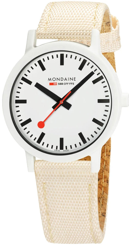 Mondaine Essence White Unisex Watch MS1.41111.LT Image 2