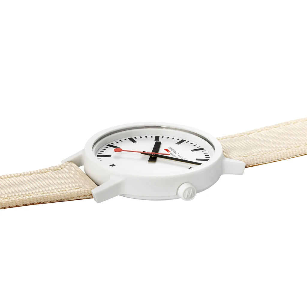 Mondaine Essence White Unisex Watch MS1.41111.LT Image 4