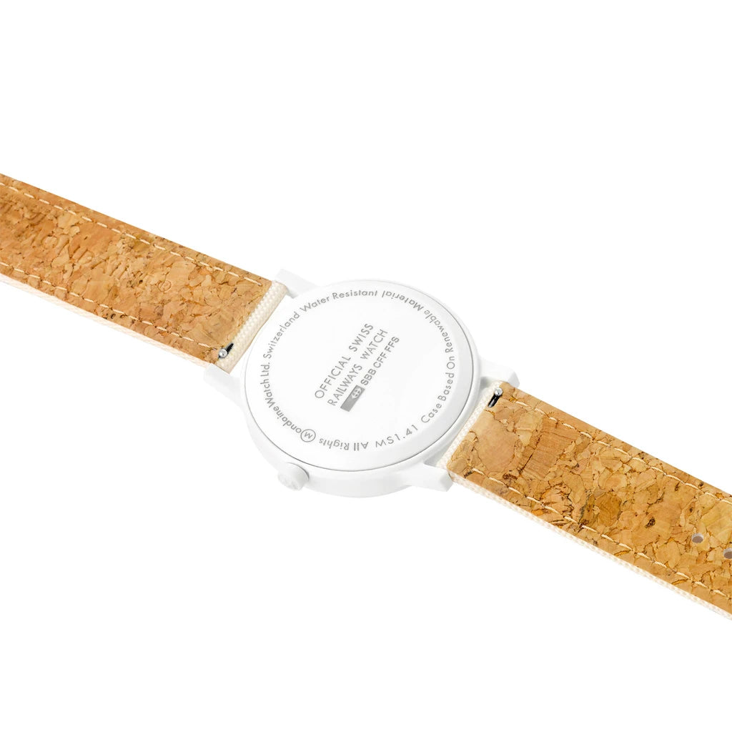 Mondaine Essence White Unisex Watch MS1.41111.LT Image 5