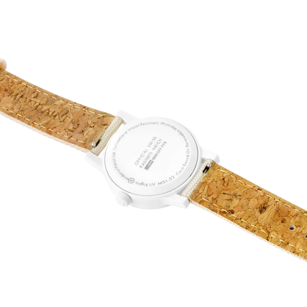 Mondaine Essence White Watch MDN-347 Image 5