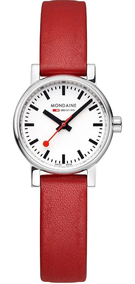 Mondaine Evo2 26mm Grape Leather Watch MSE.26110.LCV Image 4