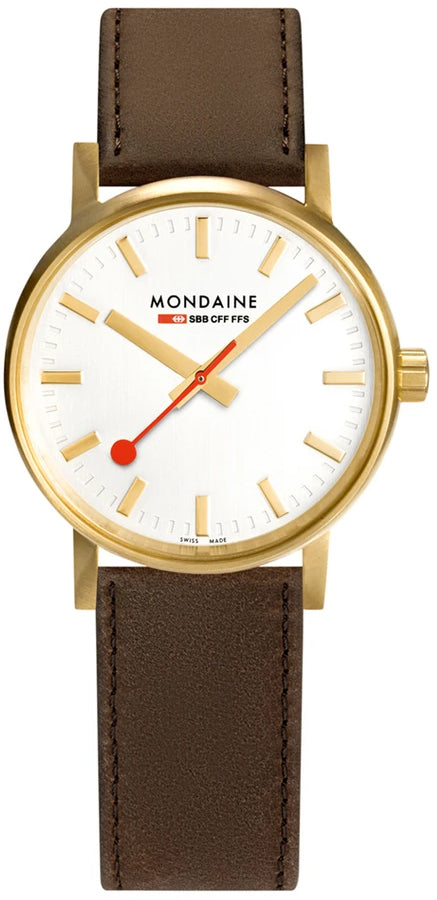 Mondaine Evo2 30 Gold IP Watch MSE.30112.LG Image 1