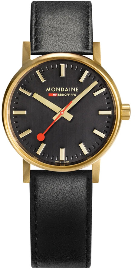 Mondaine Evo2 30 Gold IP Watch MSE.30120.LB Image 1