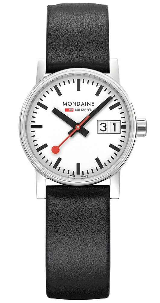 Mondaine Evo2 30mm Grape Leather Watch MDN-465 Image 2