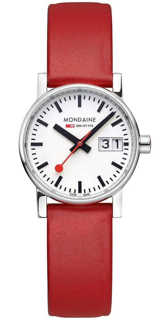 Mondaine Evo2 30mm Grape Leather Watch MSE.30210.LCV Image 2