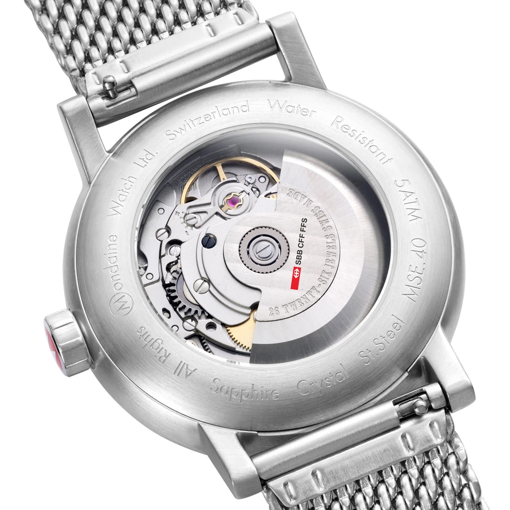 Mondaine Evo2 40 Automatic Bracelet Watch MSE.40610.SM Image 5