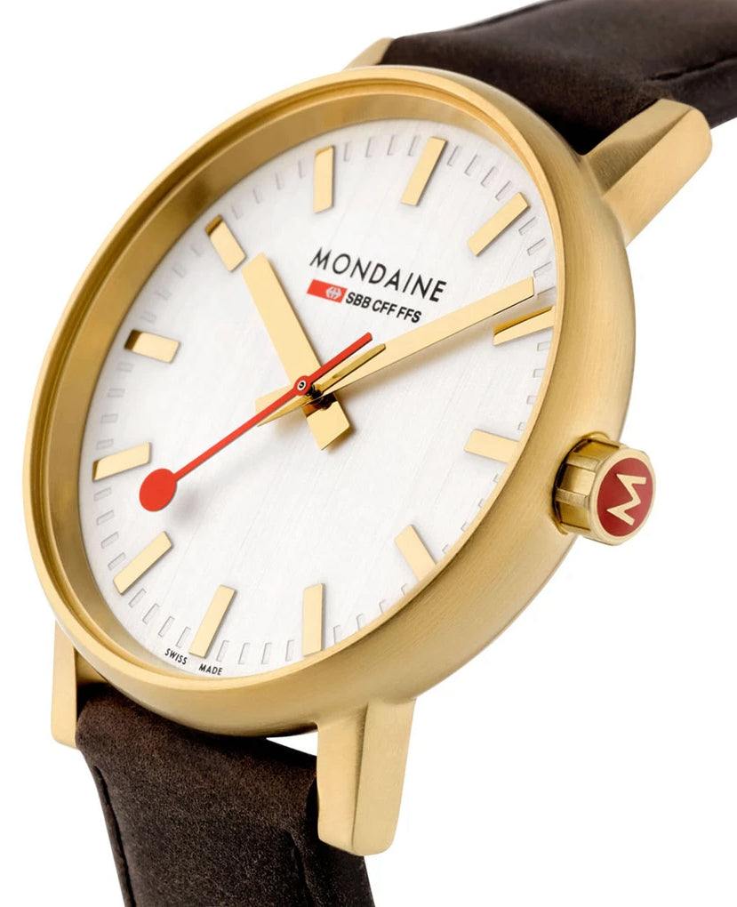 Mondaine Evo2 40 Gold IP Watch MSE.40112.LG Image 3
