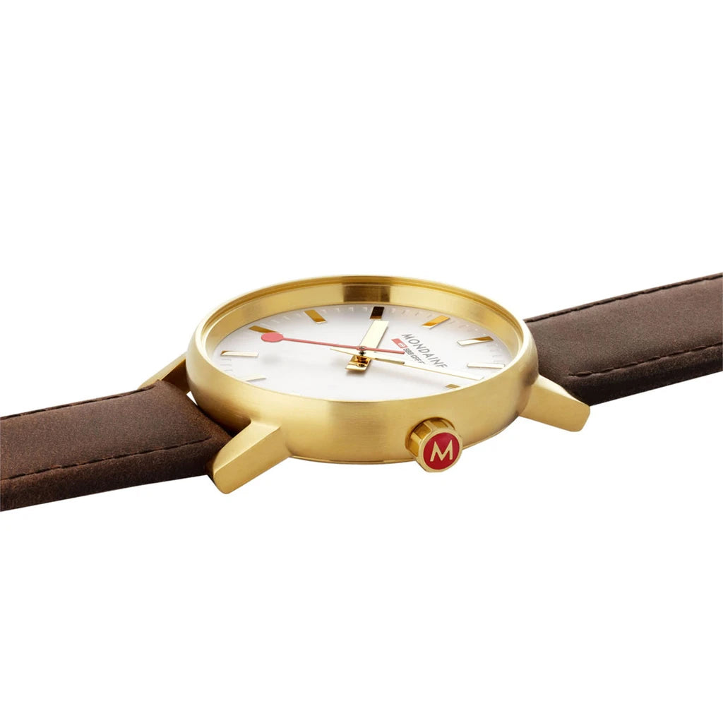 Mondaine Evo2 40 Gold IP Watch MSE.40112.LG Image 4