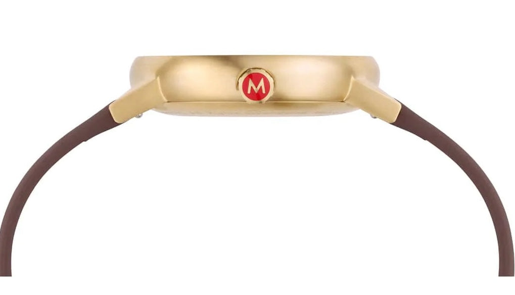Mondaine Evo2 40mm Grape Leather Watch MDN-470 Image 4