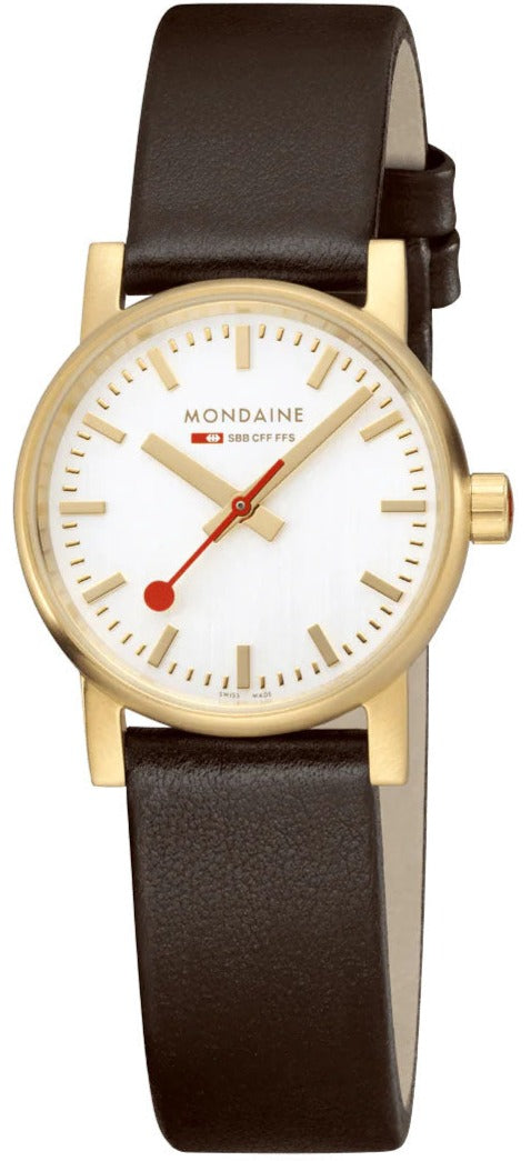 Mondaine Evo2 Brown Vegan Grape Leather Watch MSE.30112.LGV Image 1
