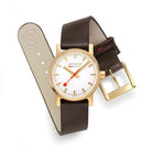 Mondaine Evo2 Brown Vegan Grape Leather Watch MSE.30112.LGV Image 2