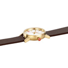 Mondaine Evo2 Brown Vegan Grape Leather Watch MSE.30112.LGV Image 4