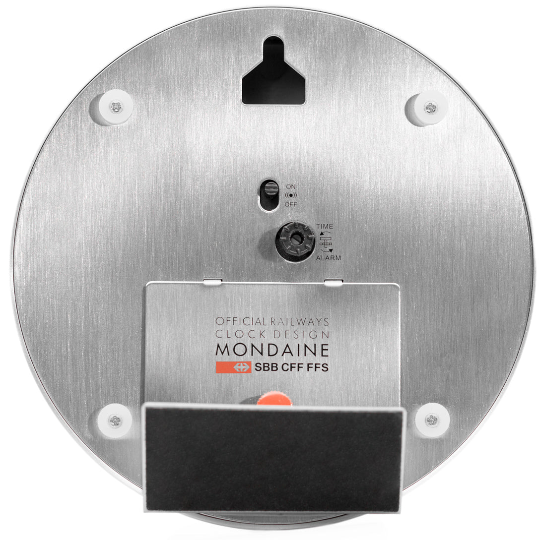 Mondaine Mini Desk Clock 12.5cm D A997.MCAL.16SBB Image 3