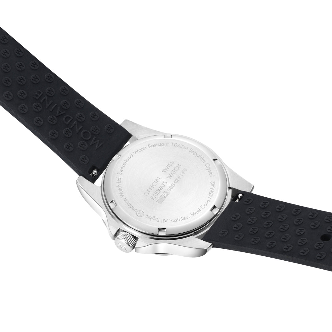 Mondaine Numeri Black Watch MDN-490 Image 6