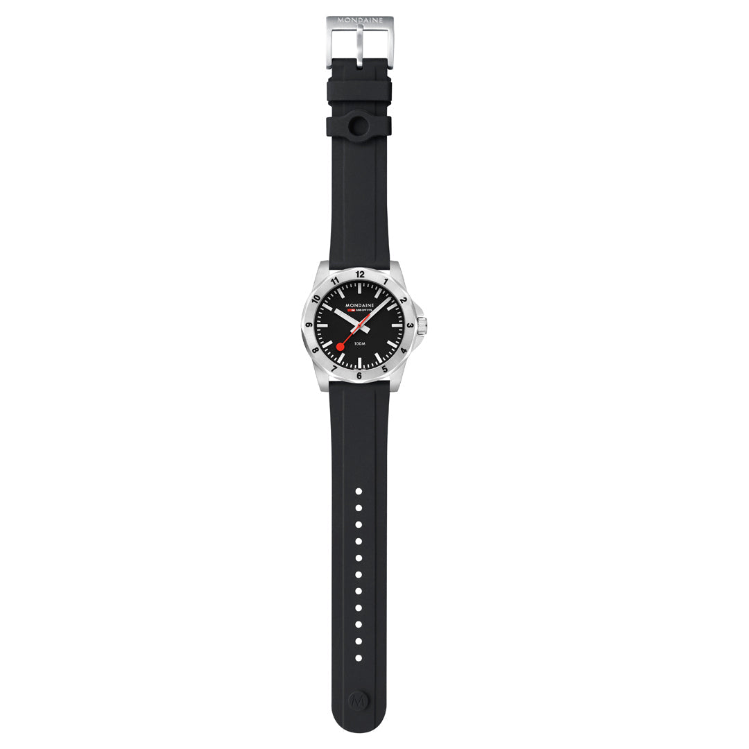 Mondaine Numeri Black Watch MDN-490 Image 8