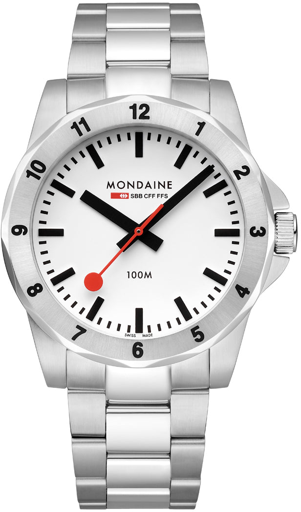 Mondaine Numeri White Watch MDN-491 Image 2