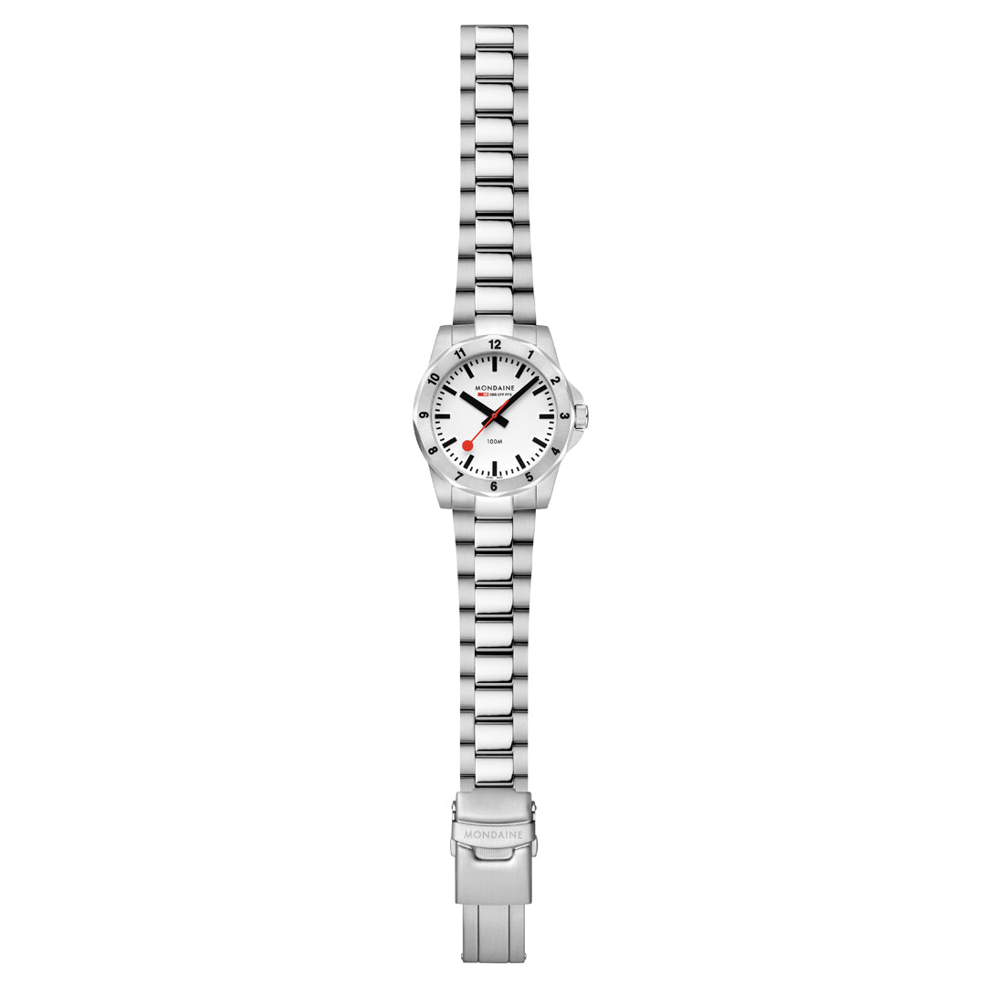 Mondaine Numeri White Watch MDN-491 Image 7