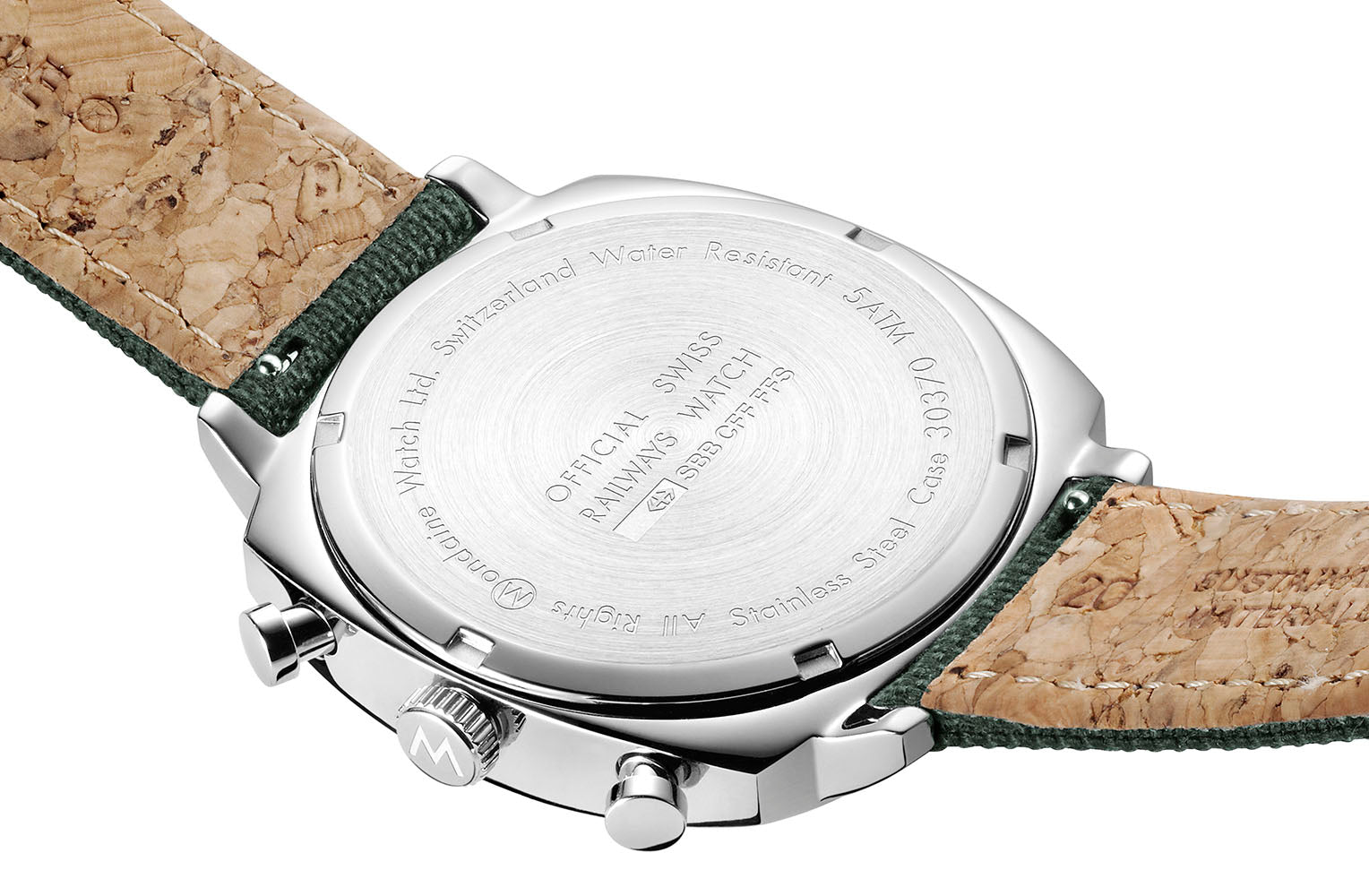 Mondaine Official Swiss Railways Cushion Set Watch MSL.41460.LF.SET Image 2