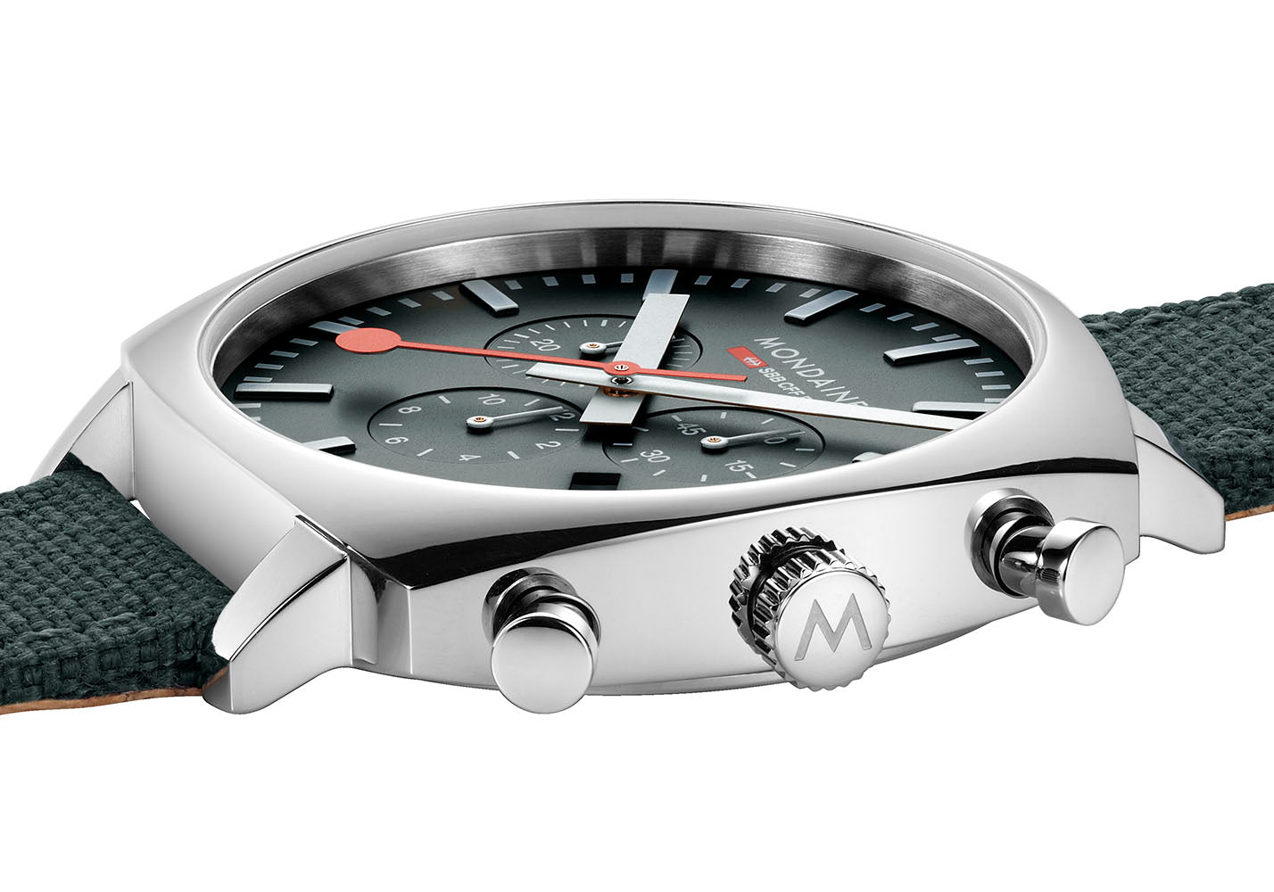 Mondaine Official Swiss Railways Cushion Set Watch MSL.41460.LF.SET Image 6