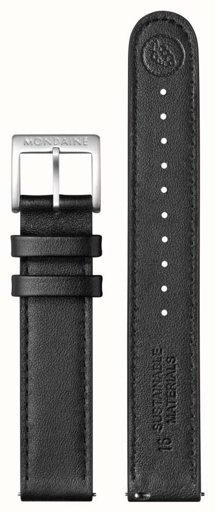 Mondaine SBB Stop2Go BackLight White Grape Leather Watch MST.3401B.LBV.SET Image 10