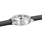 Mondaine SBB Stop2Go BackLight White Grape Leather Watch MST.4101B.LBV.2SE Image 6