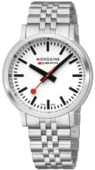 Mondaine SBB Stop2Go BackLight White Watch MST.4101B.SJ.2SE Image 1