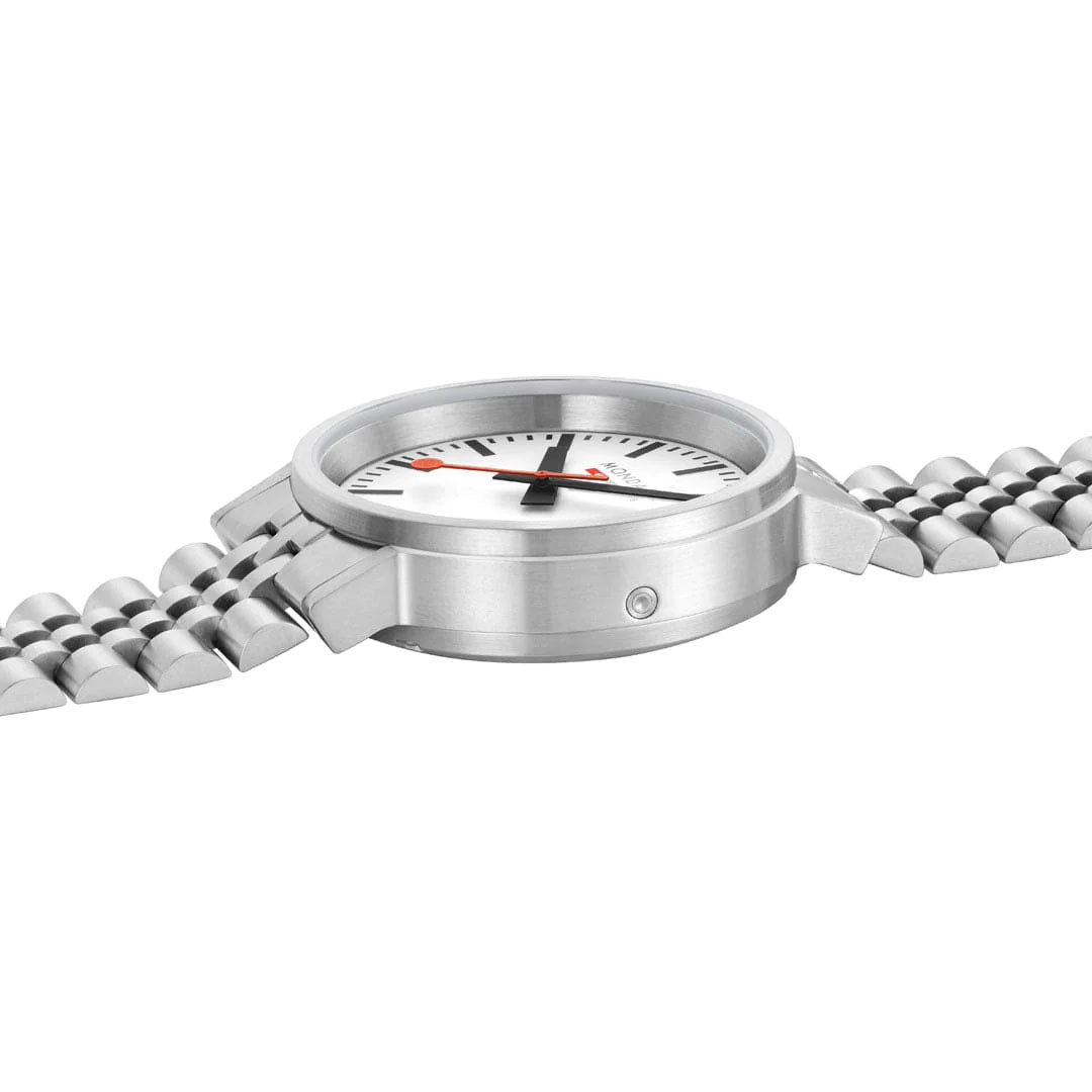 Mondaine SBB Stop2Go BackLight White Watch MST.4101B.SJ.2SE Image 7
