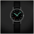 Mondaine SBB Stop2Go Black Grape Leather Watch MST.34020.LBV.SET Image 3