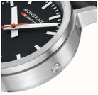 Mondaine SBB Stop2Go Black Grape Leather Watch MST.34020.LBV.SET Image 5