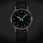 Mondaine SBB Stop2Go Black Grape Leather Watch MST.41020.LBV.2SE Image 3