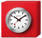 Mondaine Square Desk Clock Magnet Red 5cm A660.30318.84SBC Image 1