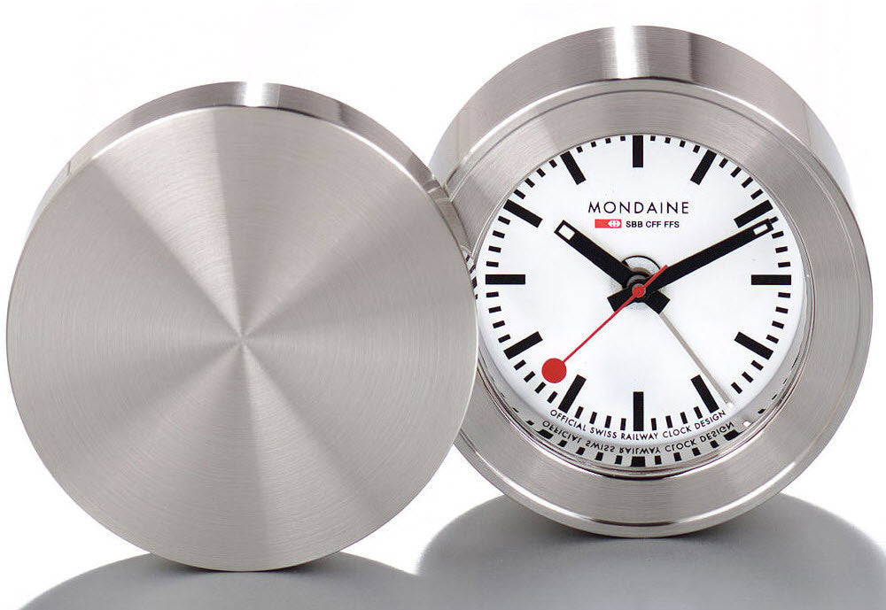 Mondaine Travel Alarm Clock 5cm MDN-077 Image 1