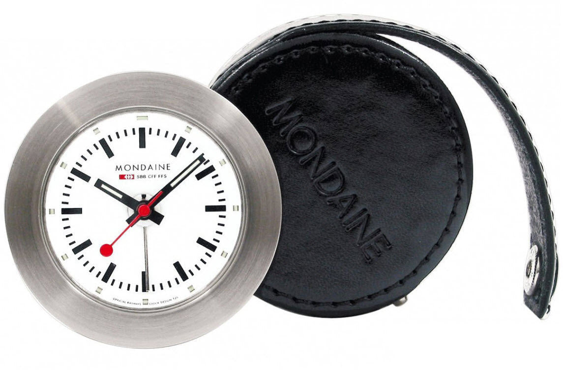 Mondaine Travel Alarm Clock Night Vision 4.8cm MDN-079 Image 1