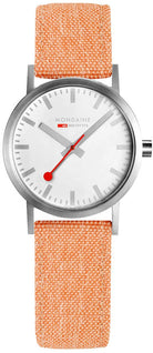 Mondaine Watch Classic 30mm Modern Orange A658.30323.17SBF Image 1
