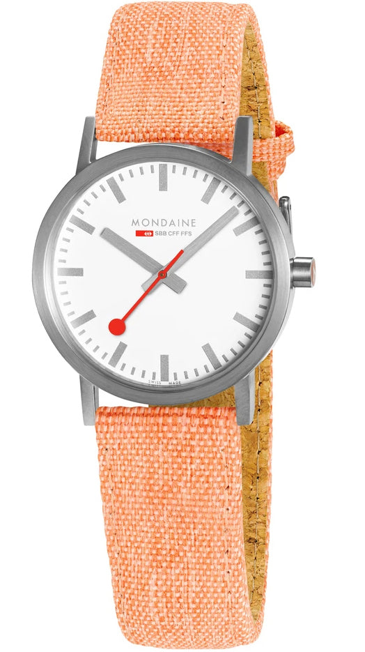 Mondaine Watch Classic 30mm Modern Orange A658.30323.17SBF Image 2