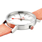 Mondaine Watch Classic 30mm Modern Orange A658.30323.17SBF Image 3