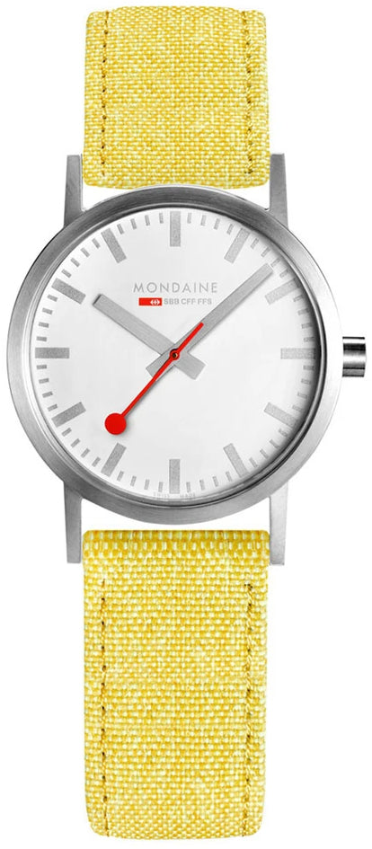 Mondaine Watch Classic 30mm Modern Yellow A658.30323.17SBE Image 1