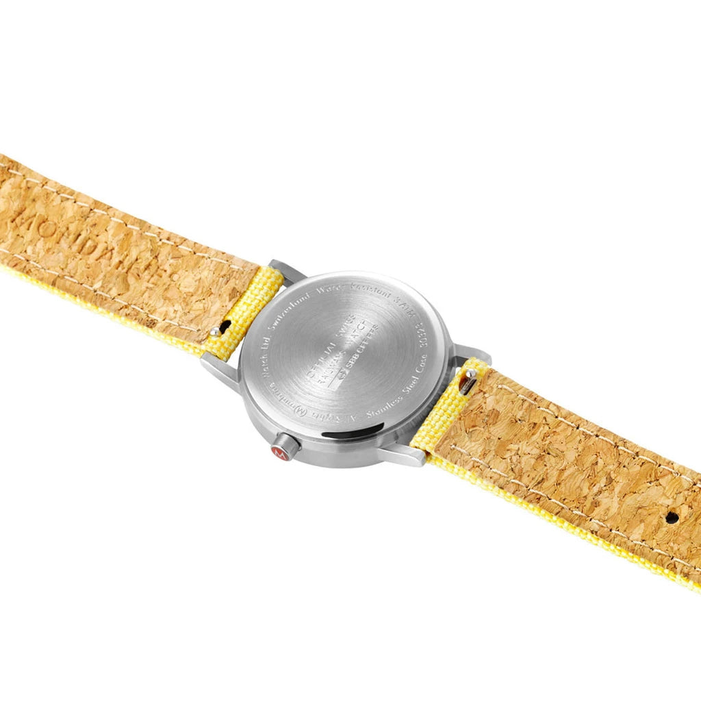 Mondaine Watch Classic 30mm Modern Yellow A658.30323.17SBE Image 5